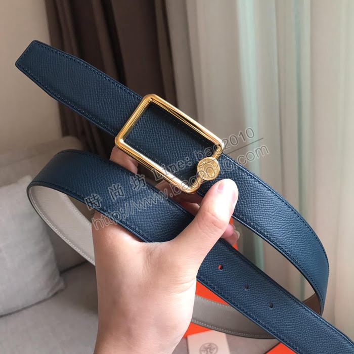 HERMES皮帶 OSCAR BUCKLE 雙面小牛皮 雙面皮帶 愛馬仕男士腰帶  hgh1905